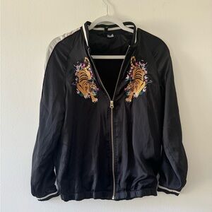 NWOT H&M Divided Silk Blazer